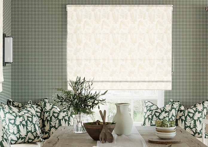Fernswood, Walls White - Twist&Fit Roman Blind - Image 3